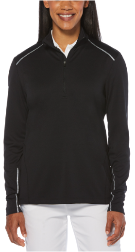 LADIES WATER REPELLENT 1/4-ZIP PULLOVER