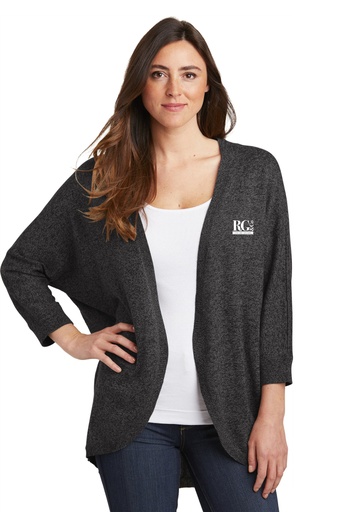 Port Authority Ladies Marled Cocoon Sweater